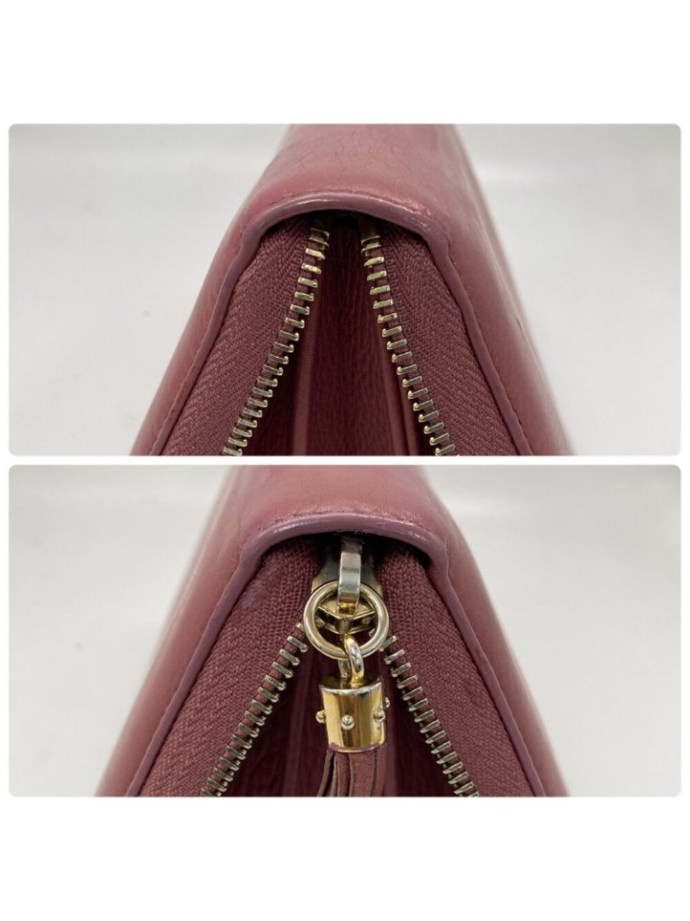 Gucci Wallet GG Marmont Leather Pink Round - Picture 5 of 16